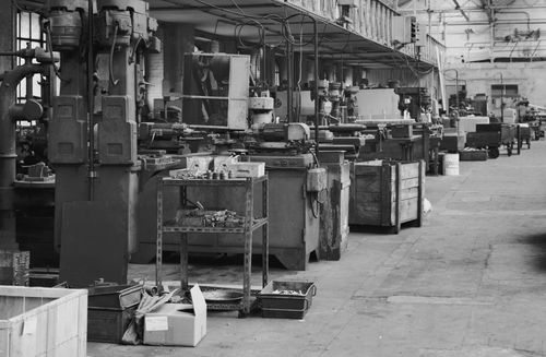 Atelier de fabrication des pompes, usine Japy (Le Rondelot)