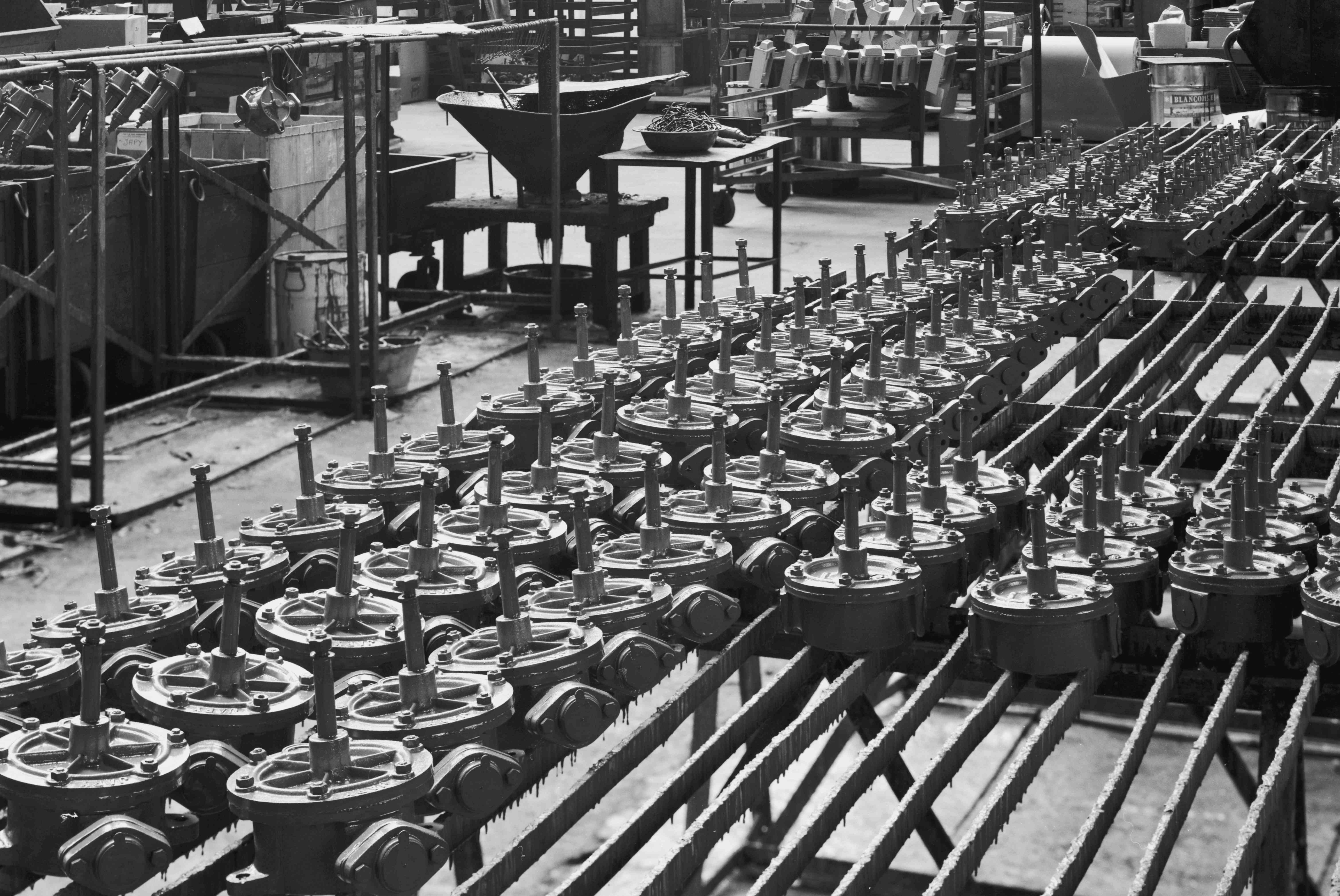 Atelier de fabrication des pompes, usine Japy (Le Rondelot)