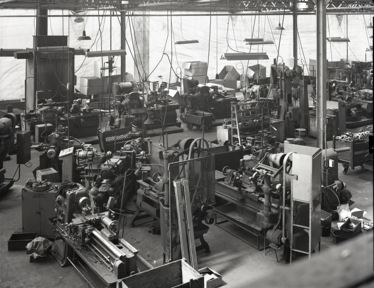 Atelier de fabrication des pompes, usine Japy (Le Rondelot)