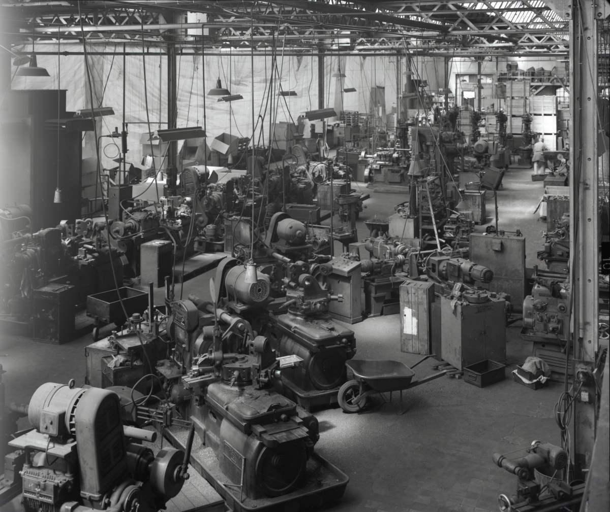 Atelier de fabrication des pompes, usine Japy (Le Rondelot)