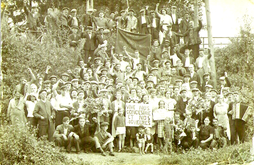 Grève de 1936 à l'usine Vogt-Goguel de Montbéliard