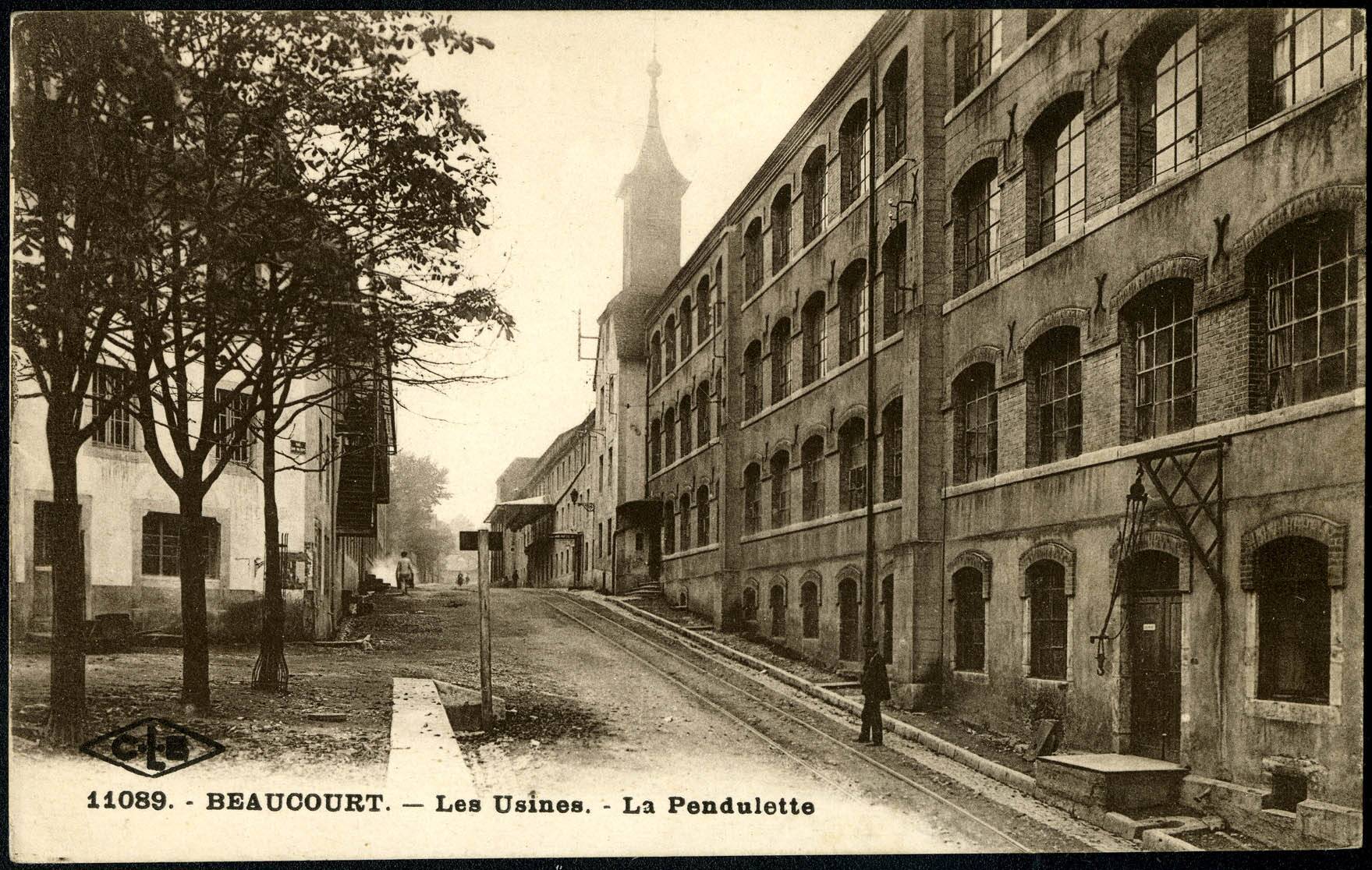 Beaucourt, les usines, la pendulette