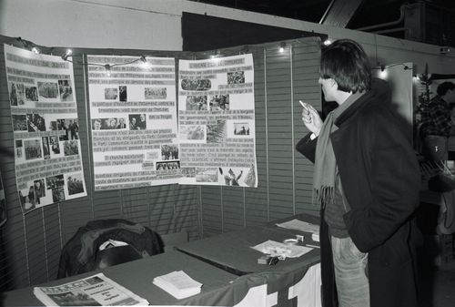 Jean-Paul Goux (meeting du syndicat Lutte Ouvrière)