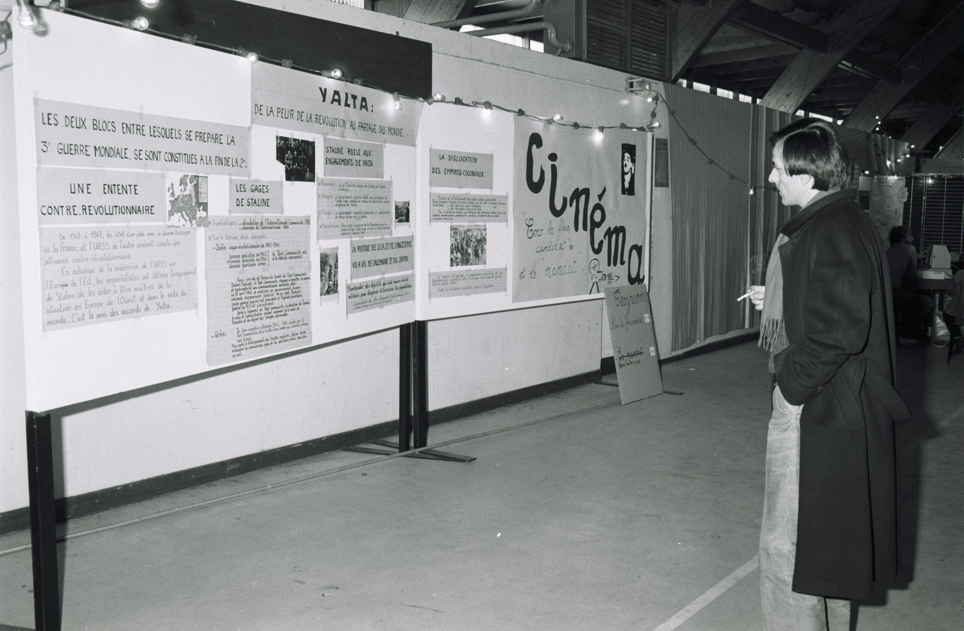 Jean-Paul Goux (meeting du syndicat Lutte Ouvrière)