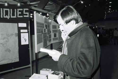 Jean-Paul Goux (meeting du syndicat Lutte Ouvrière)