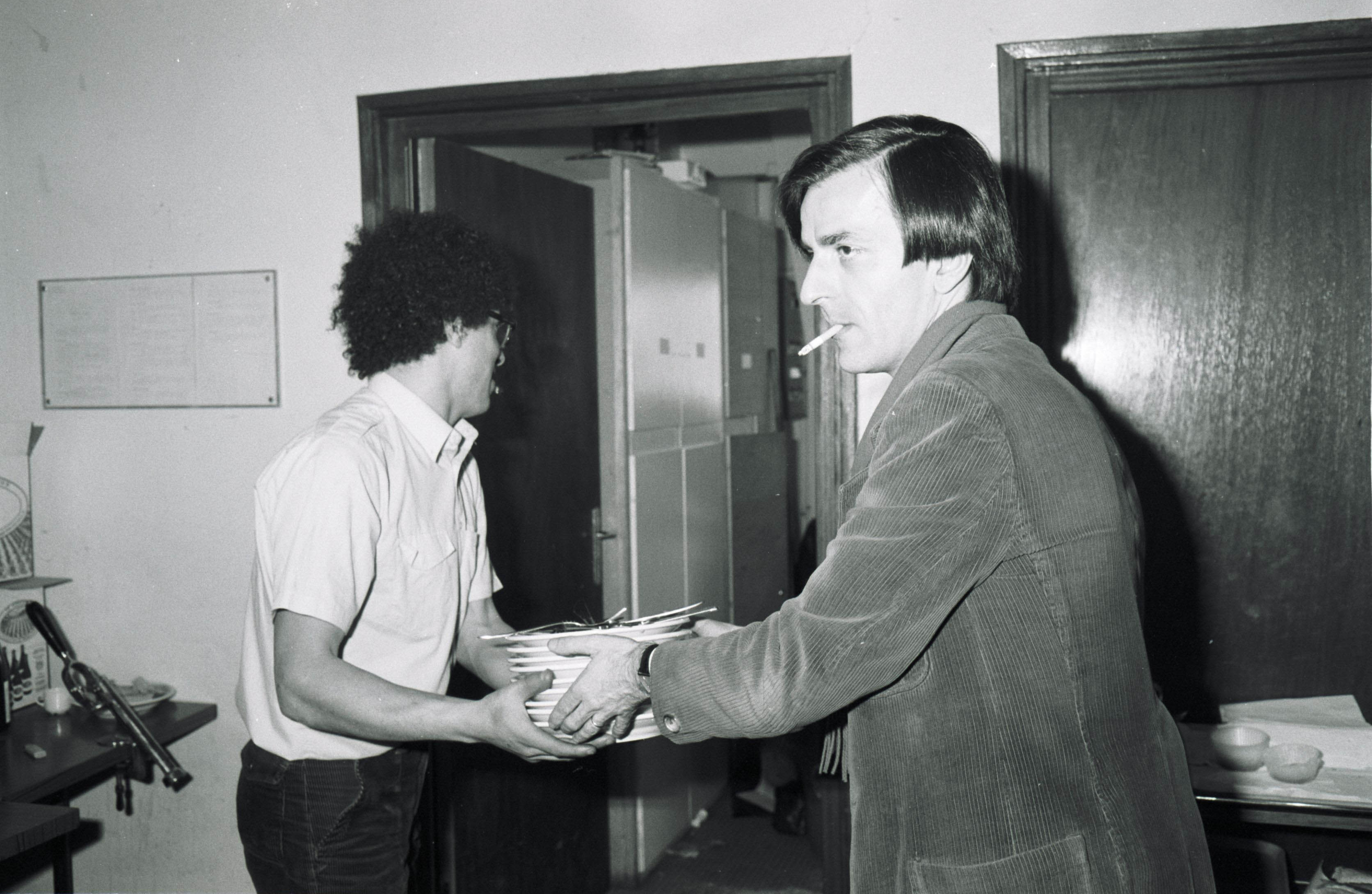 Jean-Paul Goux (meeting du syndicat Lutte Ouvrière)