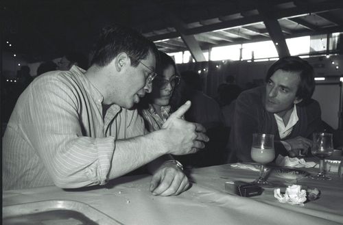 Jean-Paul Goux (meeting du syndicat Lutte Ouvrière)