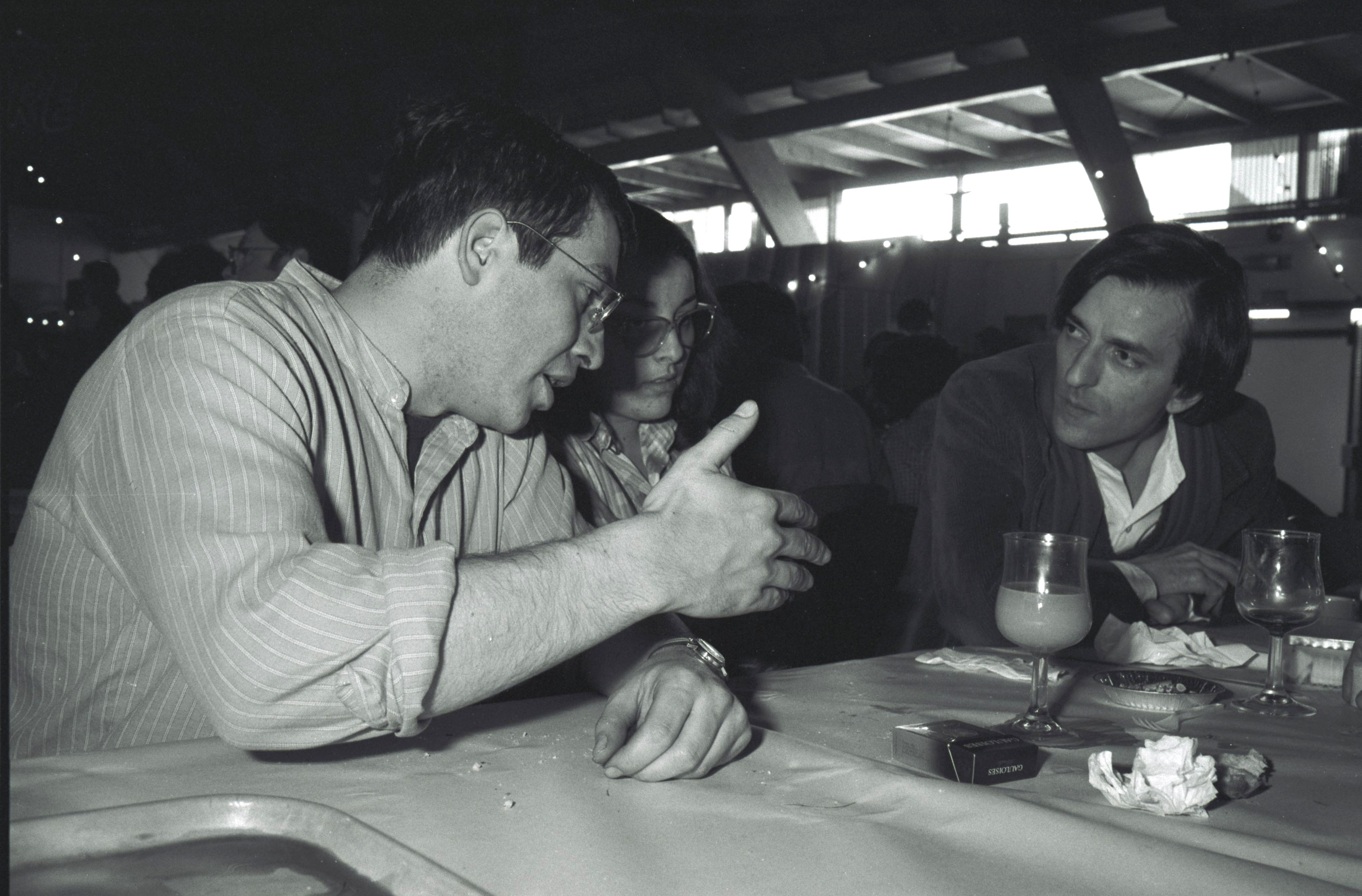 Jean-Paul Goux (meeting du syndicat Lutte Ouvrière)