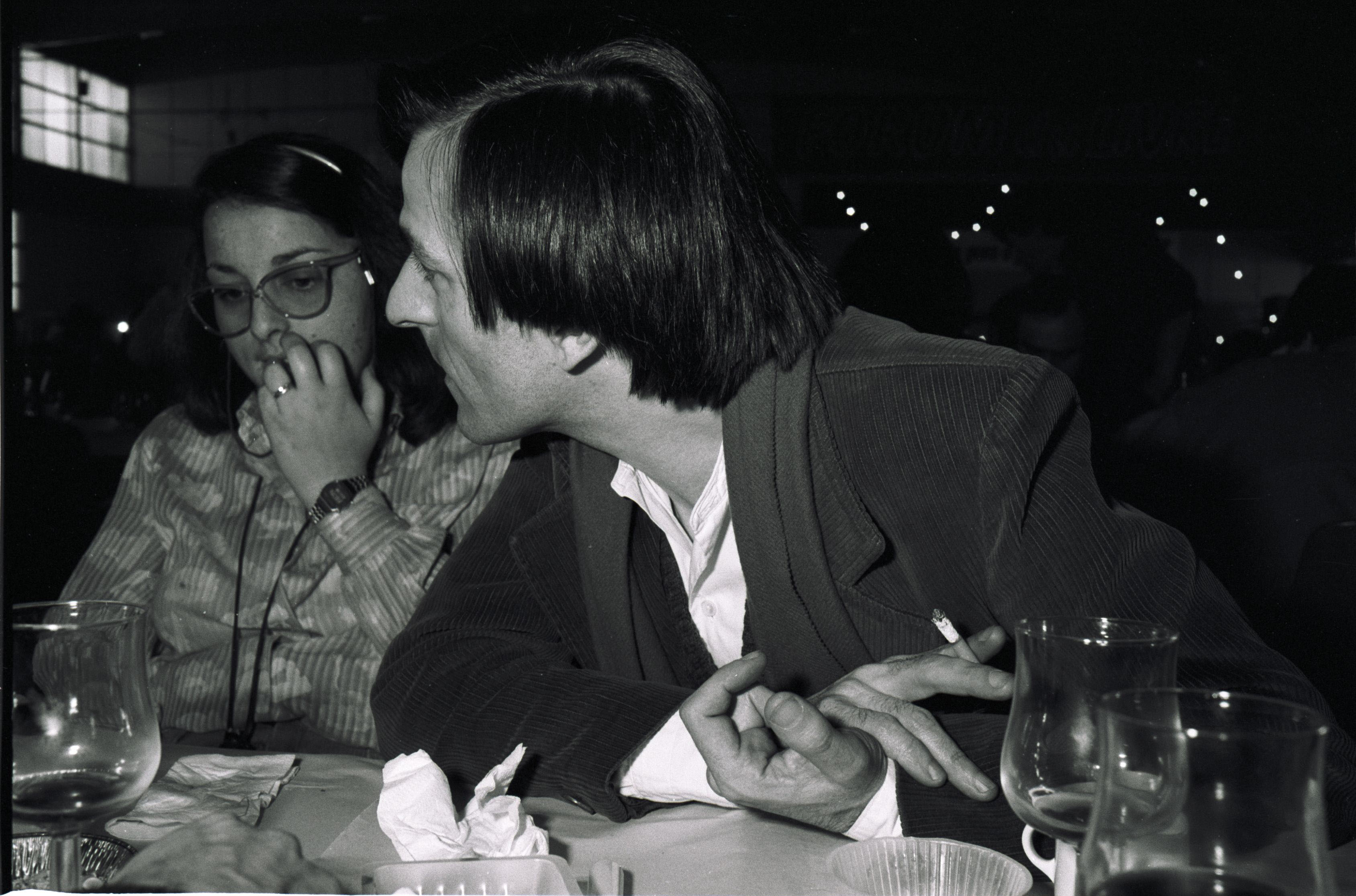 Jean-Paul Goux (meeting du syndicat Lutte Ouvrière)