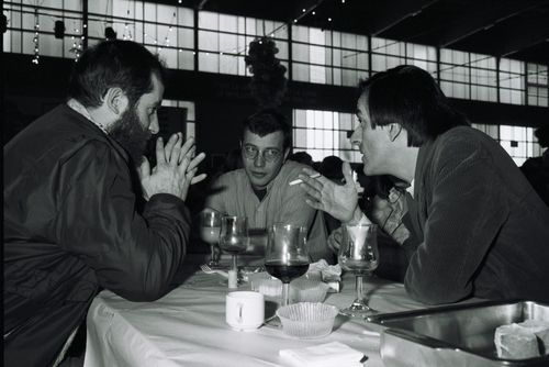 Jean-Paul Goux (meeting du syndicat Lutte Ouvrière)