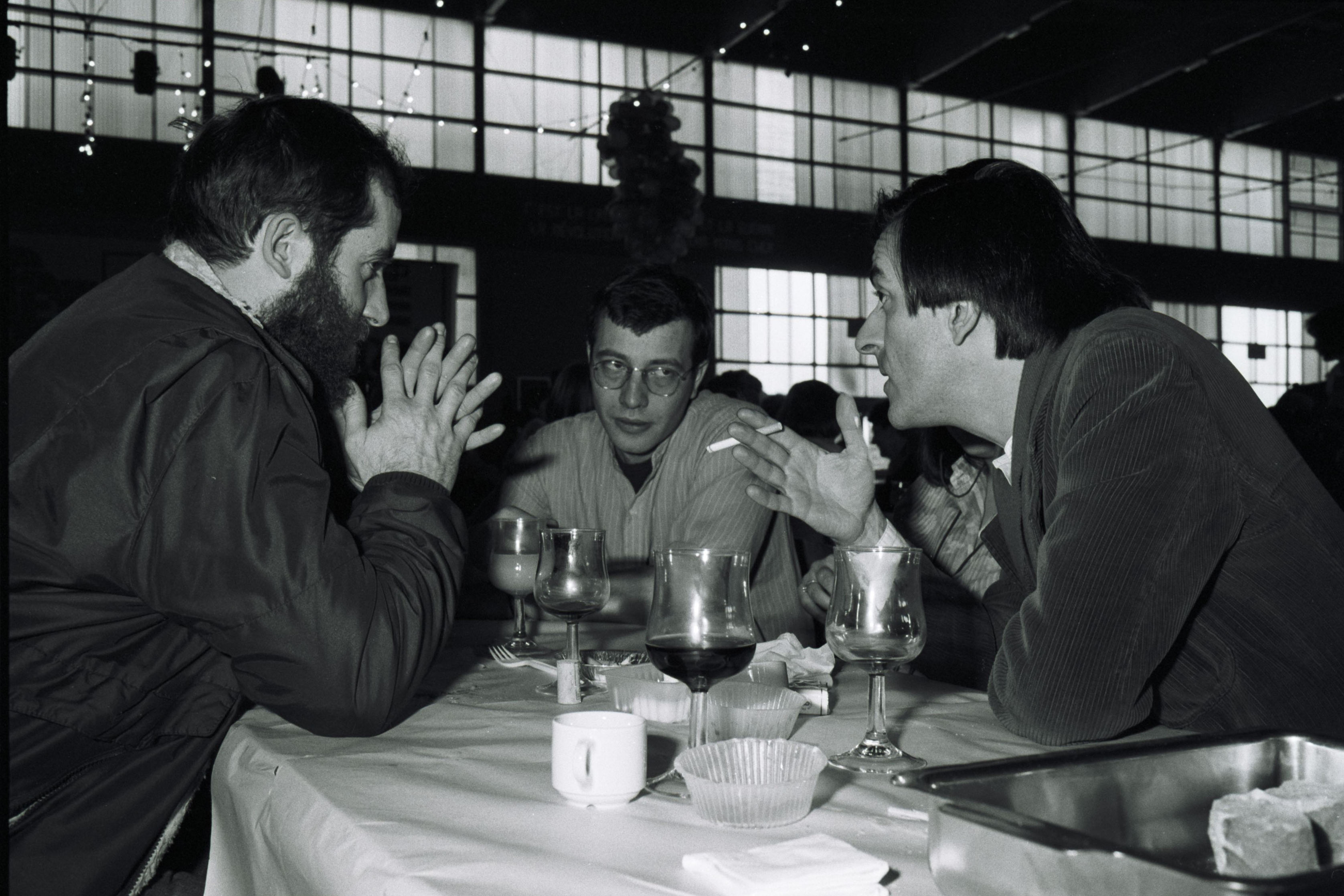 Jean-Paul Goux (meeting du syndicat Lutte Ouvrière)