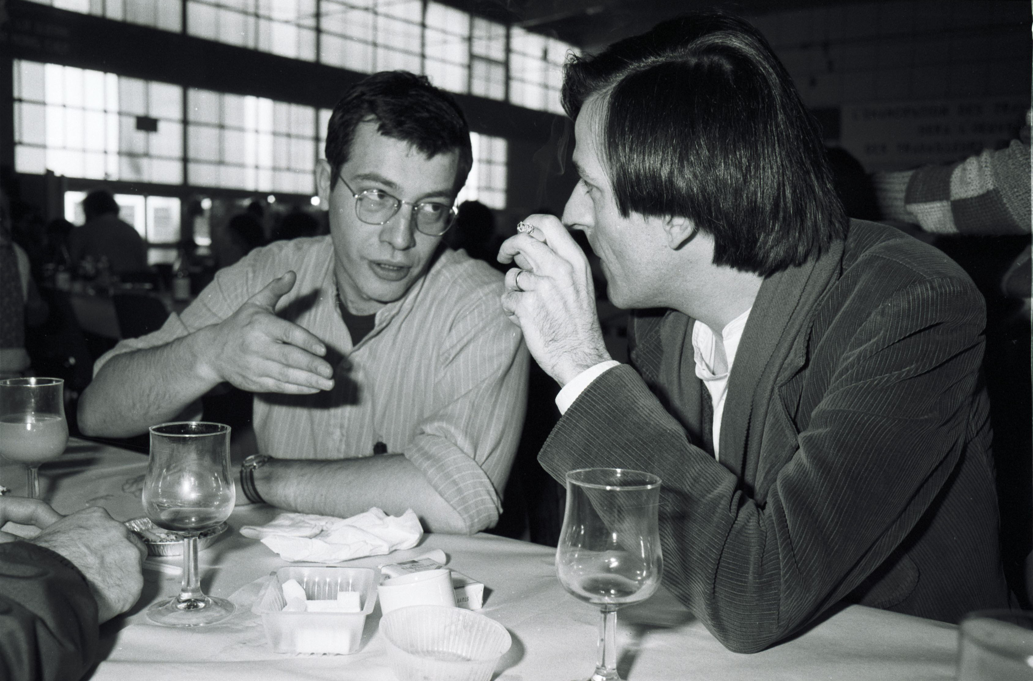 Jean-Paul Goux (meeting du syndicat Lutte Ouvrière)