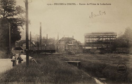 Entrée de l'usine de Lafeschotte