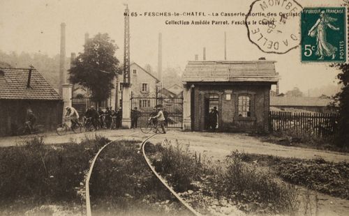 La Casserie - Sortie des cyclistes