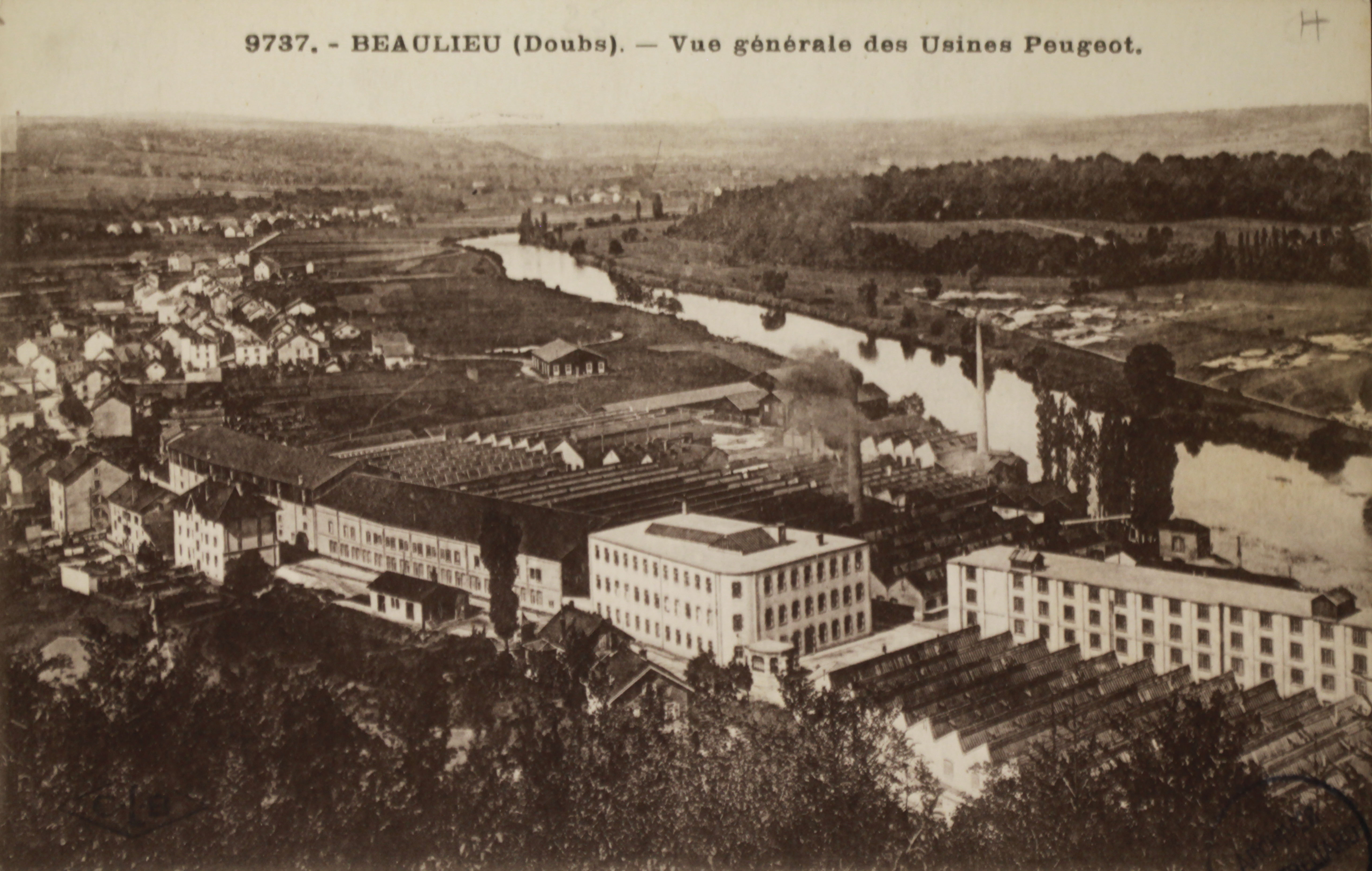 Vue aérienne de Beaulieu