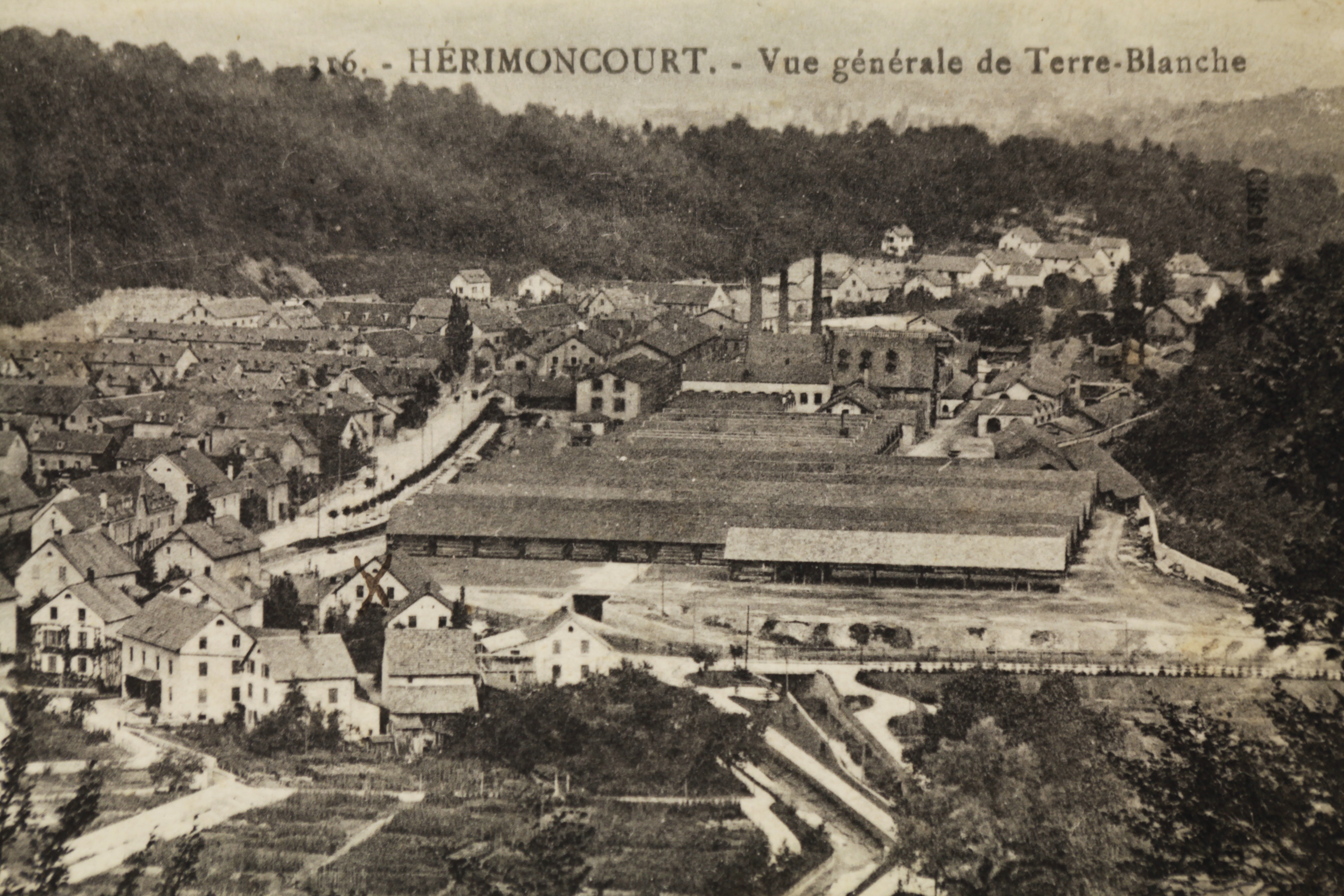 Vue aérienne d'Hérimoncourt