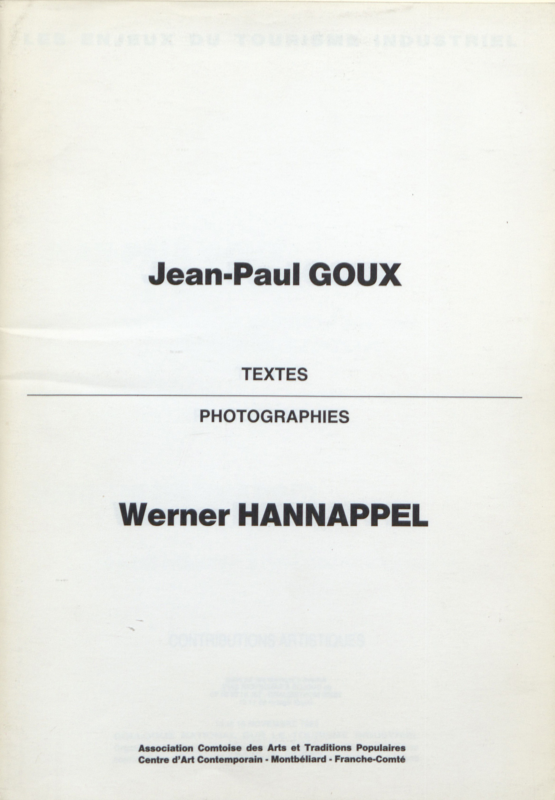 Notes manuscrites © Fonds Goux, GOU 03 B 0010