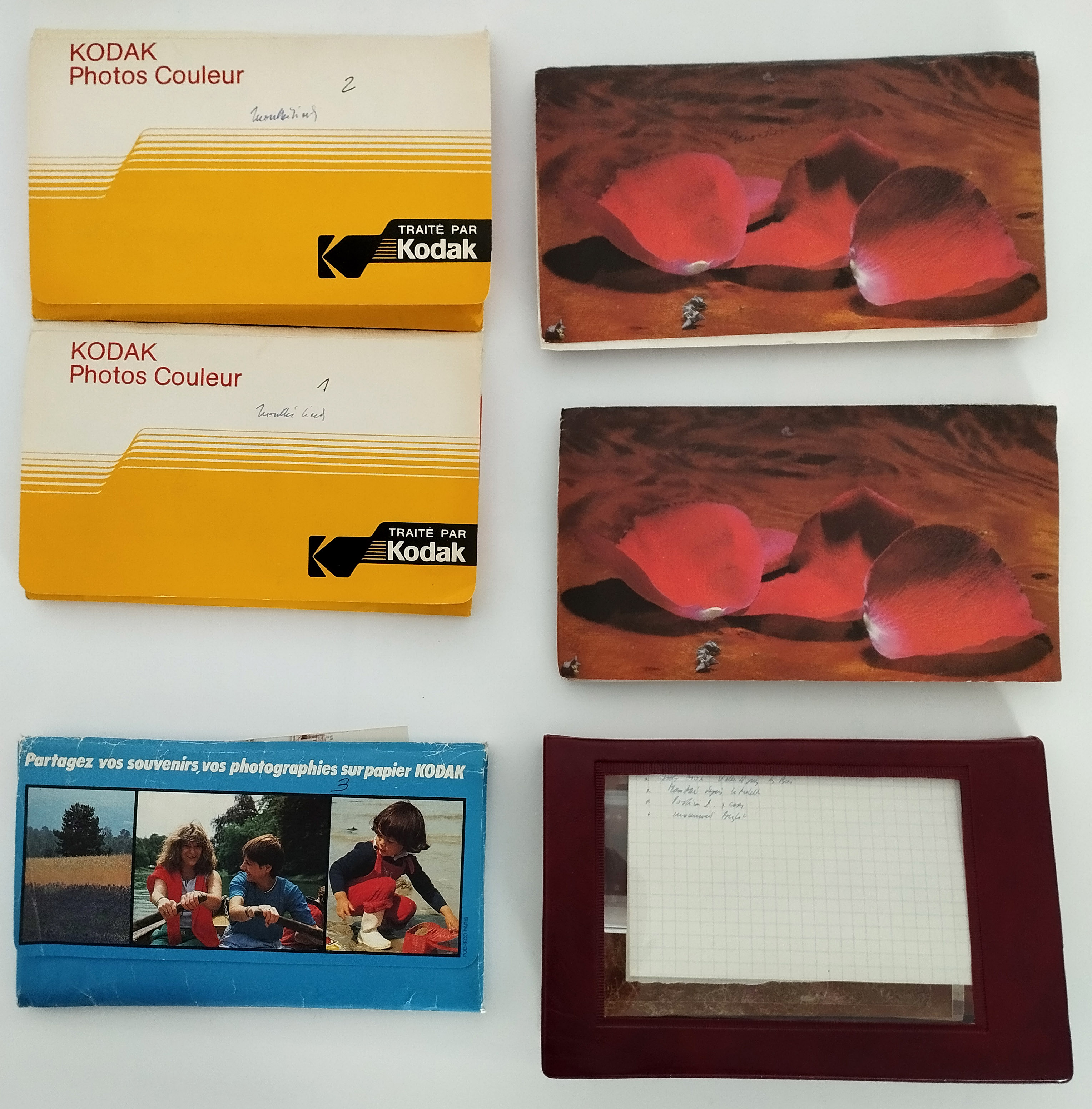 Pochettes photographiques de Jean-Paul Goux